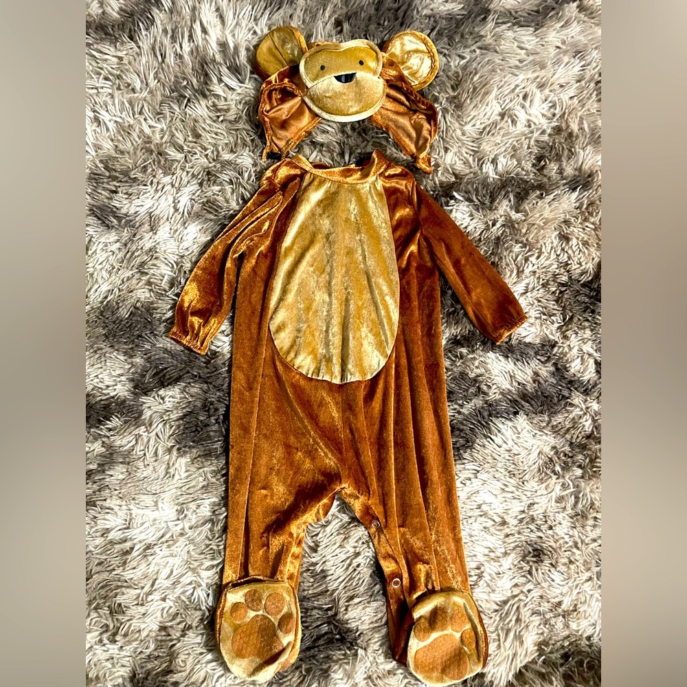 Monkey jumpsuit Costume Size 6/12 Months.